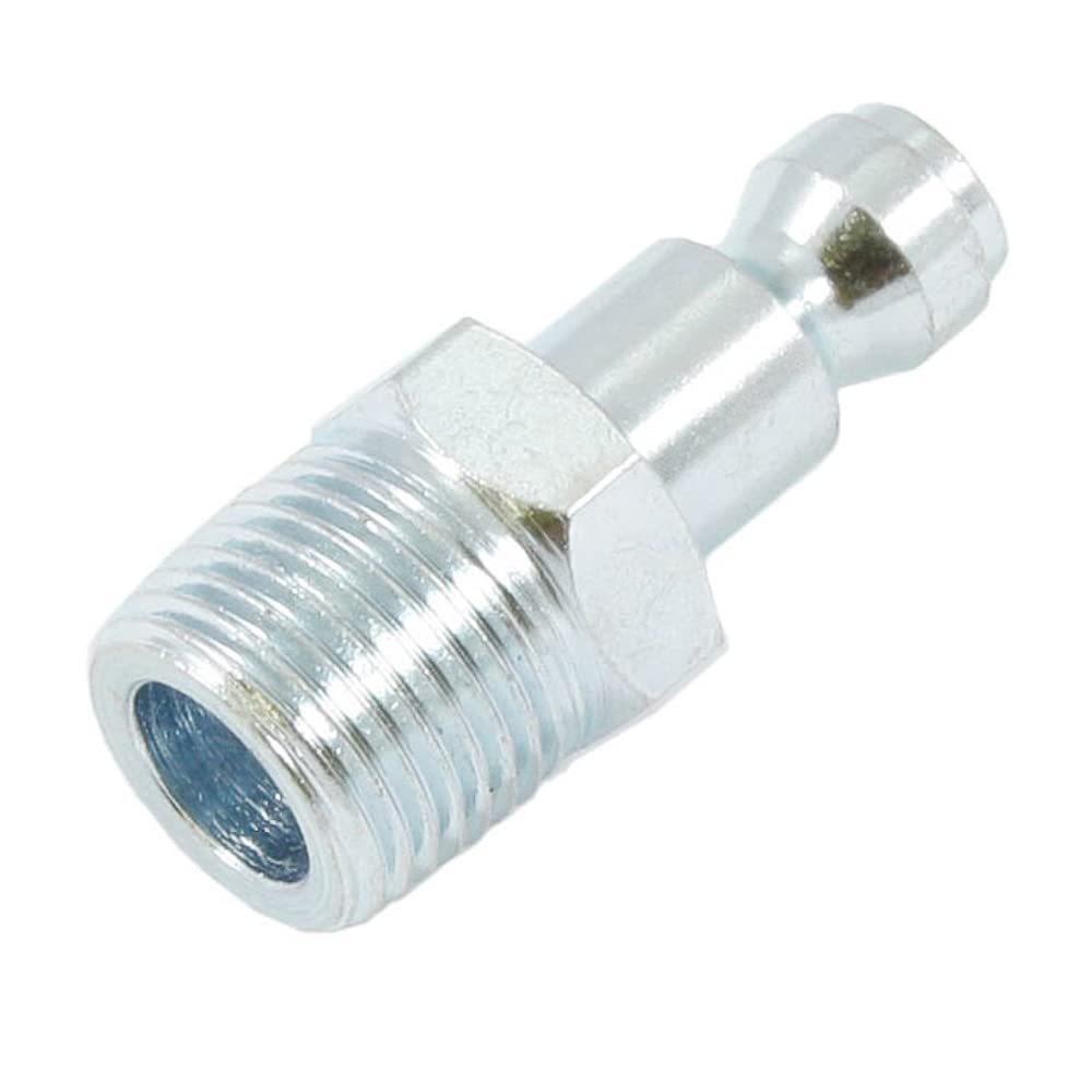 Forney 75399 Air Fitting Plug, Tru-Flate Style, 1/4-Inch-by-3/8-Inch Male NPT