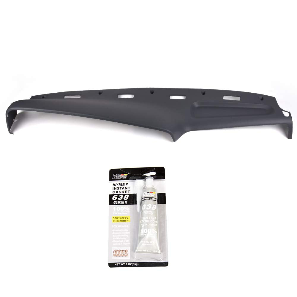 PIT66 Dash Cover Compatible with 1994 1995 1996 1997 Dodge Ram 1500 2500 3500 Truck Dashboard Cover Grey