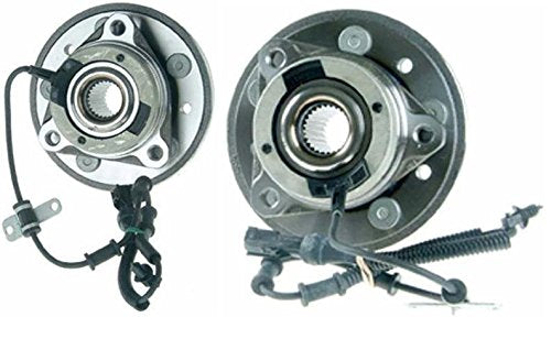 Trq Front Wheel Hub Bearings Assembly Set Compatible With 2004-2007 Ford Freestar Mercury Monterey
