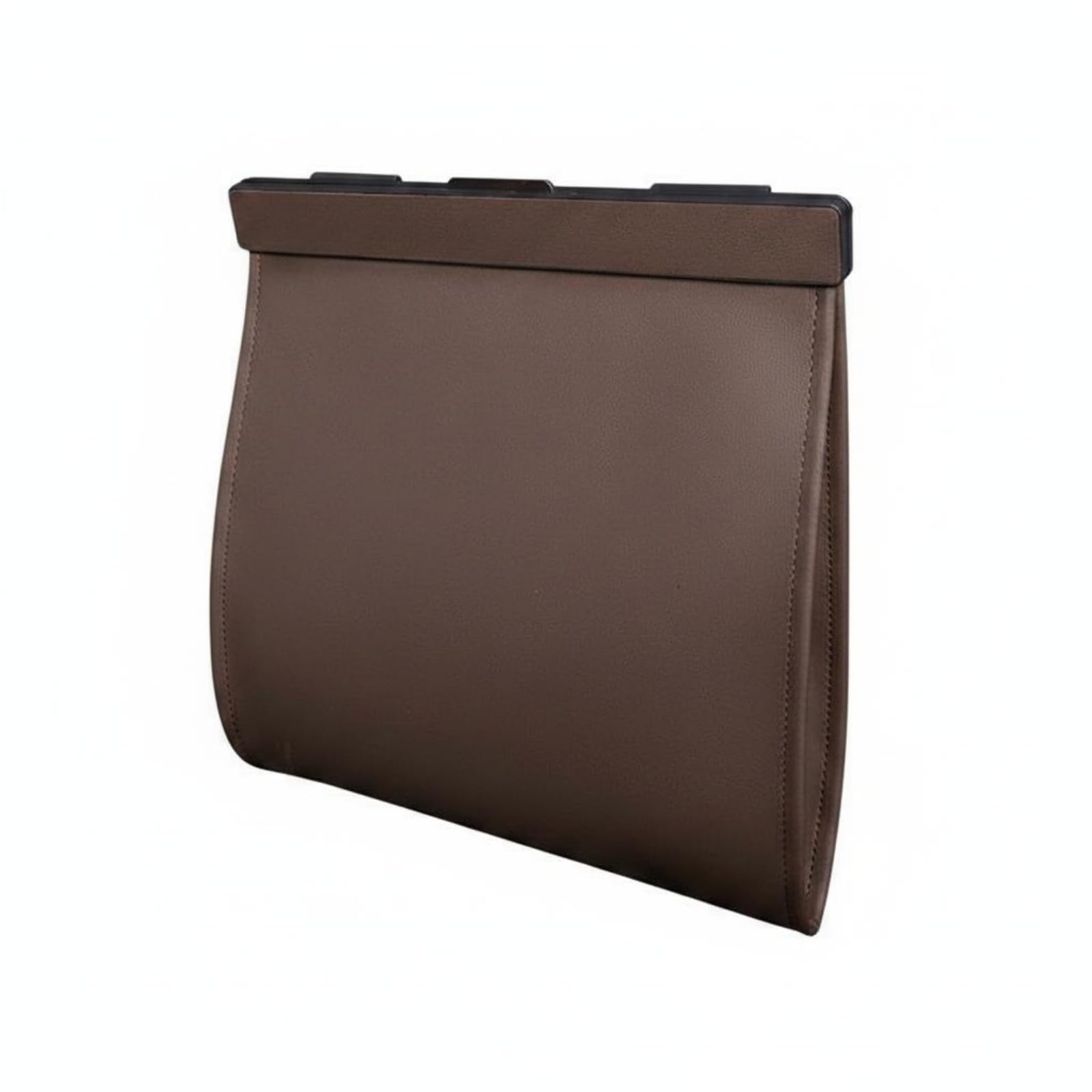 Foldable Rear Seat Trash Bin Easy Install Seat Back Trash Bag Detachable Car Garbage Bin Washable, BrownMagnetic|Garbage Cans