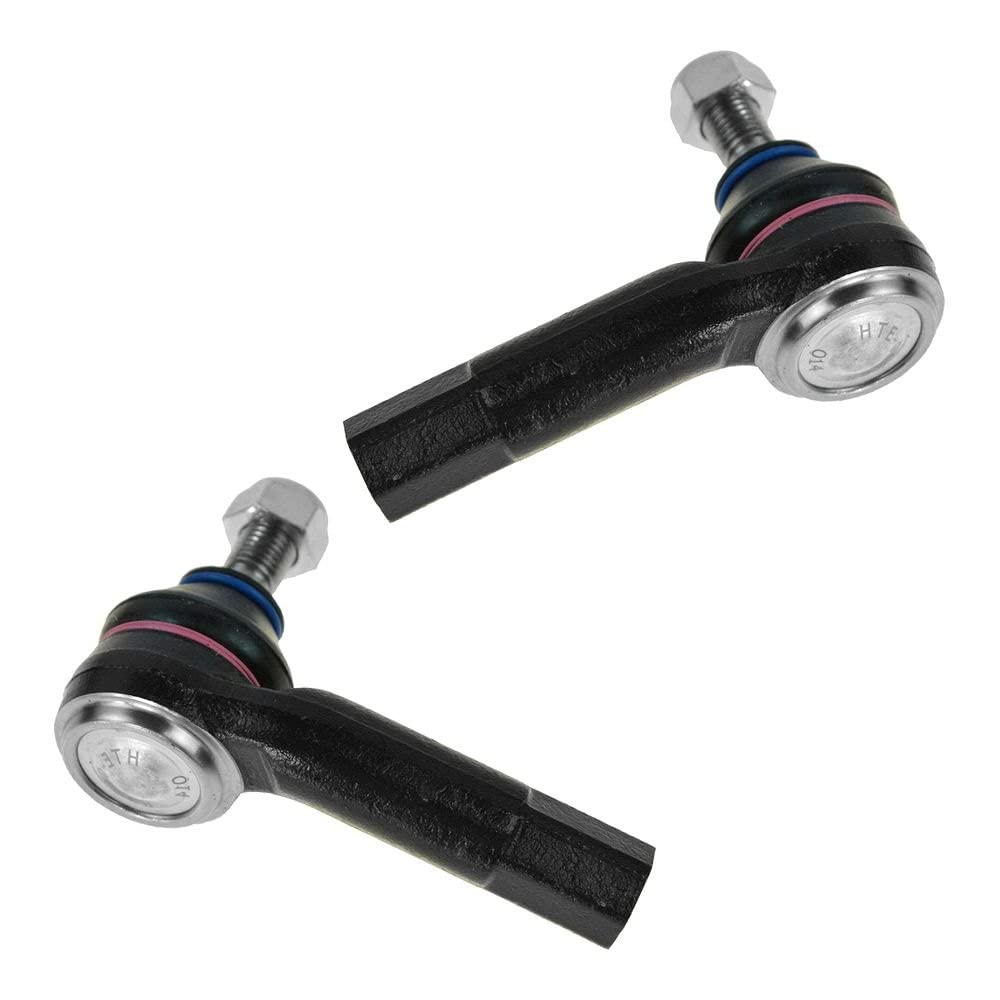 Trq Front Outer Tie Rod Set Compatible With 1998-2010 Volkswagen Beetle 1999-2006 Golf 1999-2005 Jetta
