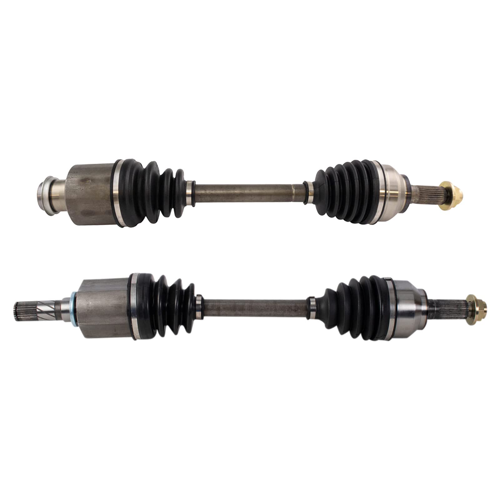 Trq Front Cv Axle Shaft Assembly Set Compatible With 2005-2013 Mazda 3 2006-2015 5