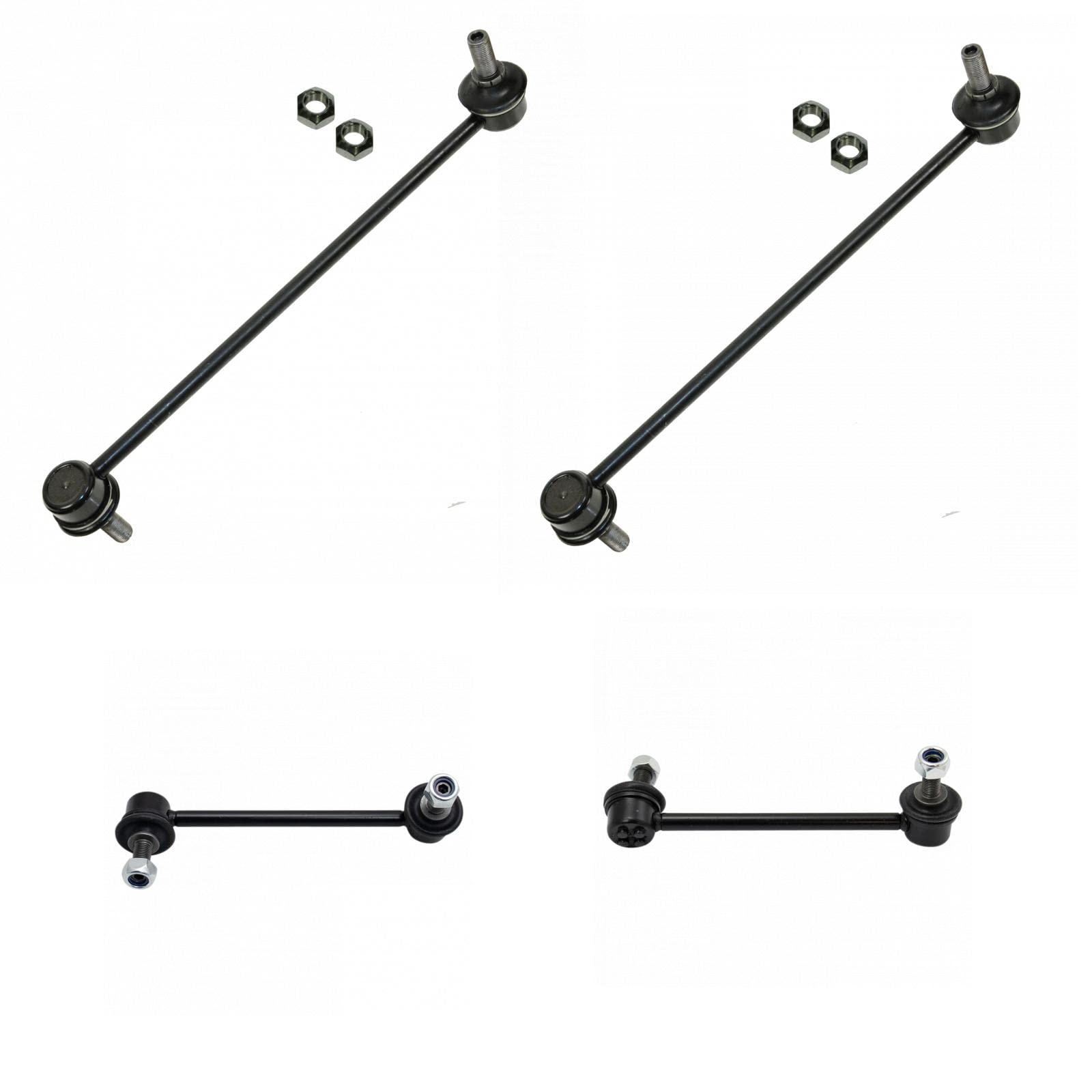 Trq Front & Rear Sway Bar Stabilizer Link Set Compatible With 2007-2013 Acura Mdx 2010-2013 Zdx 2009-2015 Honda Pilot