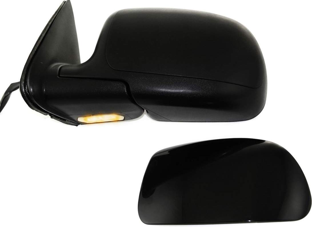 Kool Vue Left Power Heated Mirror for Chevrolet Silverado 1500 Tahoe 2003-2006 Manual Fold With Signal Light & Puddle Lamp; With