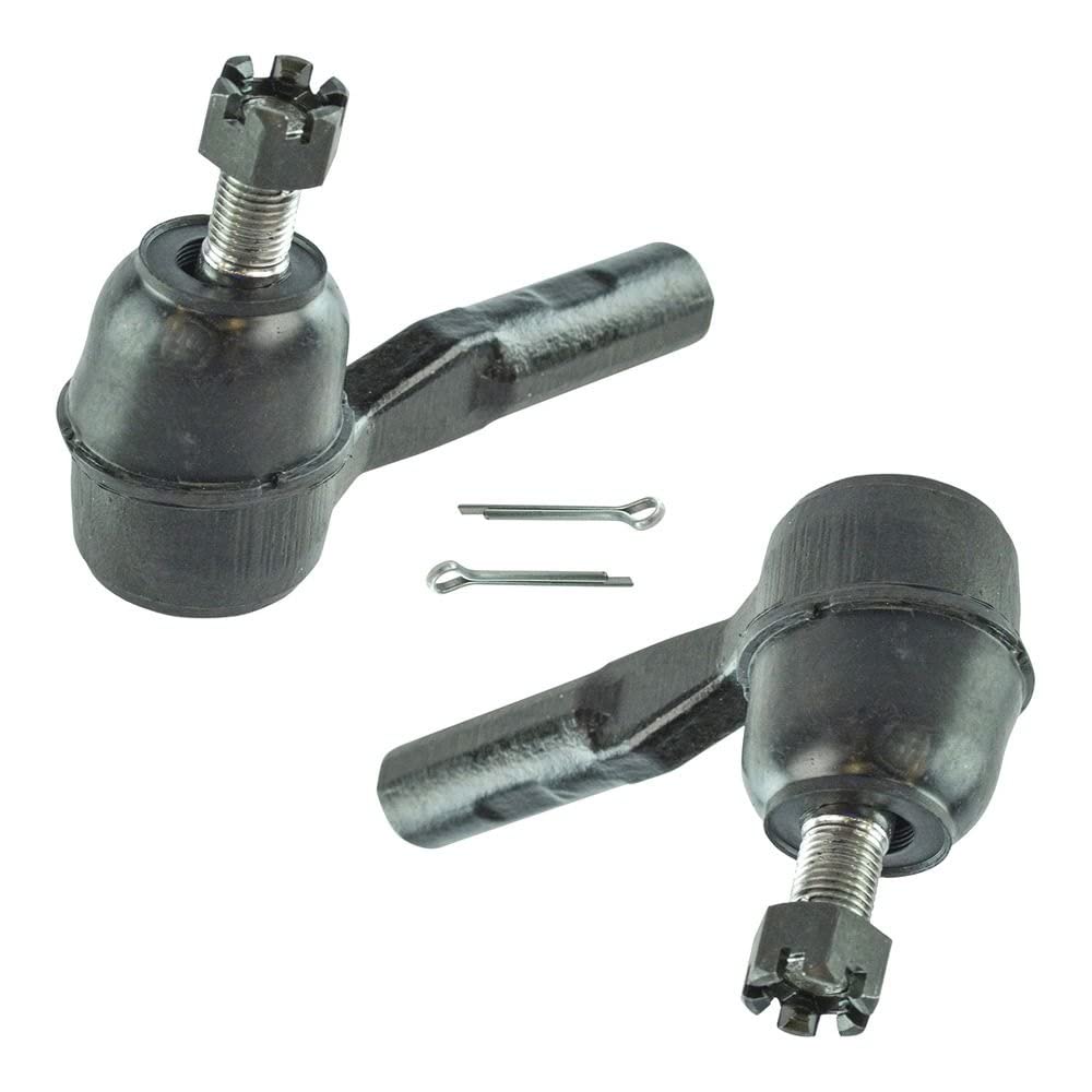 TRQ Front Outer Tie Rod Set Compatible with 2006-2012 Chevrolet Colorado GMC Canyon 2007-2008 Isuzu i-290 i-370