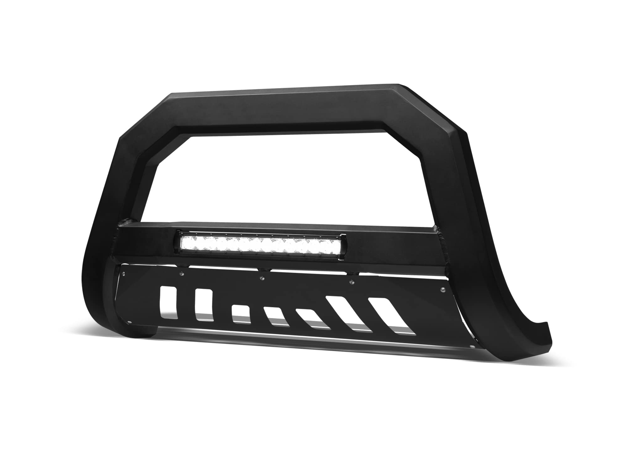 Armordillo Usa 7179882 Ar Bull Bar Bumper Guard With Led Bar - Matte Black Fits 2016-2022 Toyota Tacoma
