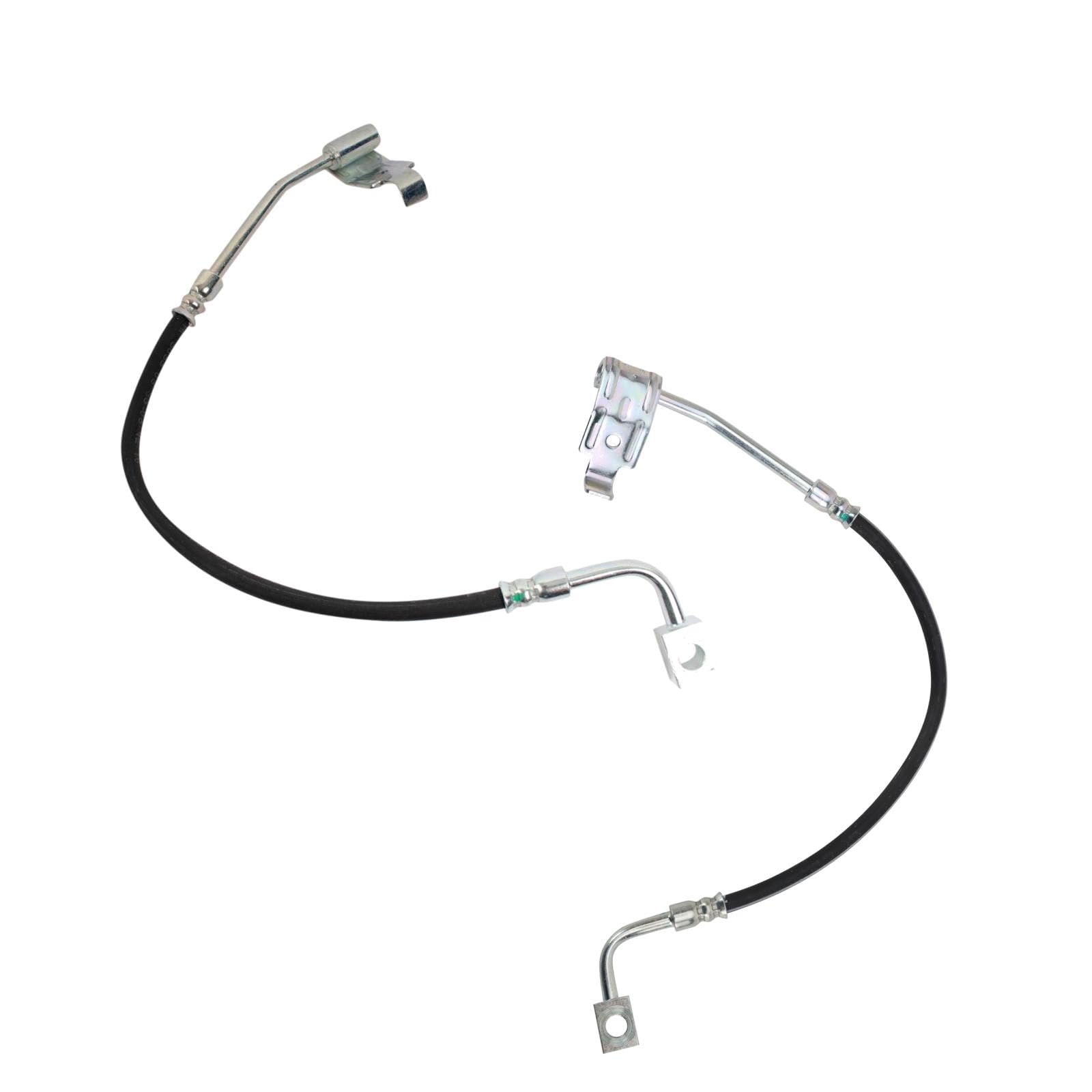 Trq Rear Brake Hose Set Compatible With 2008-2012 Jeep Wrangler