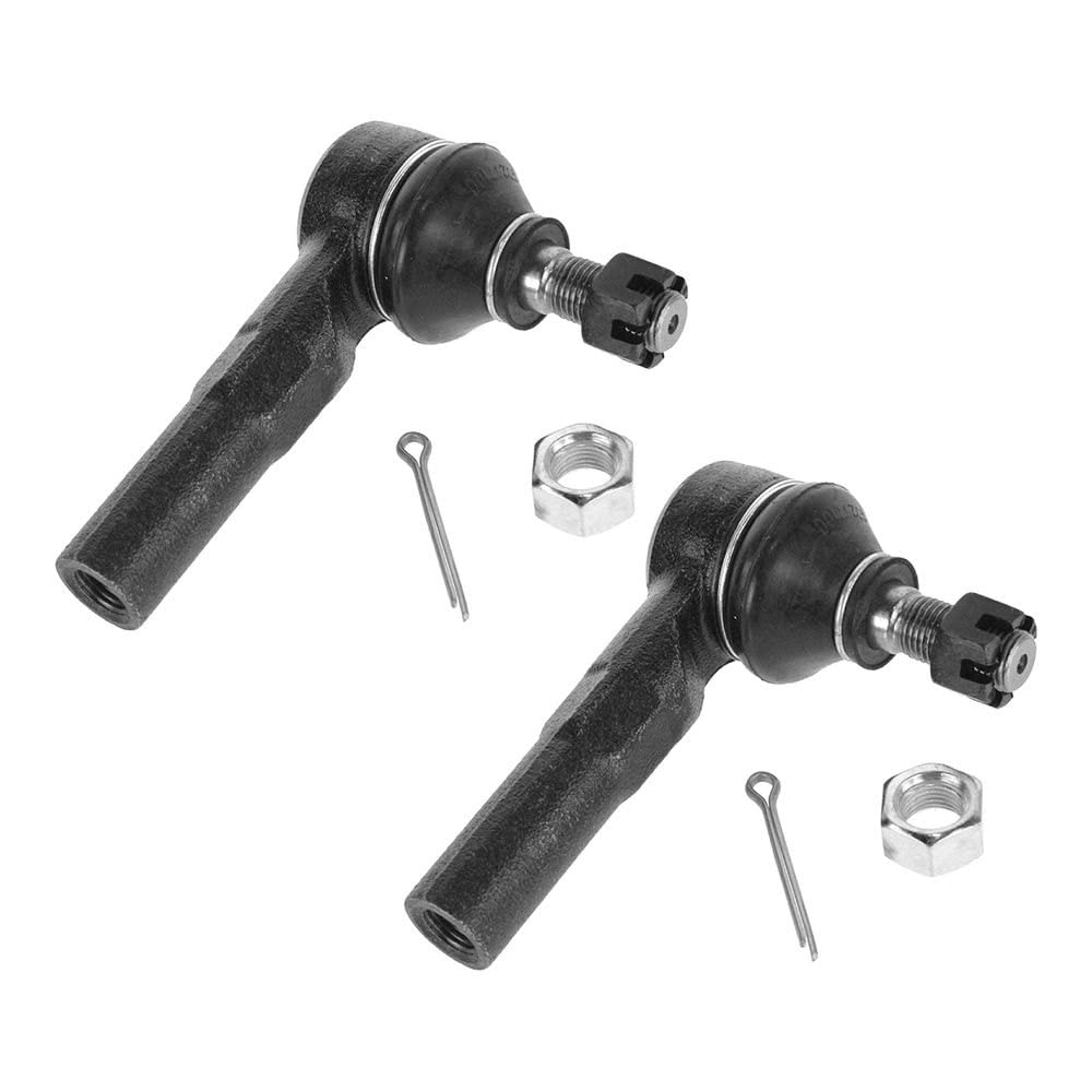 TRQ Front Outer Tie Rod Set Compatible with 2000-2005 Toyota MR2 Spyder 1992-1998 Paseo 1991-1998 Tercel