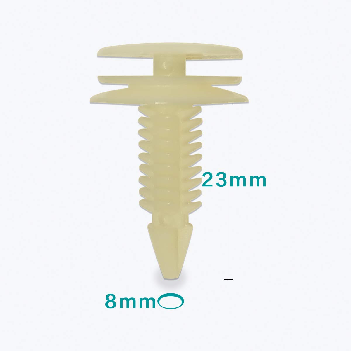 Lantee 100 Pcs Front Door Trim Panel Retainer Car Clips Replaces For Gm 10153057