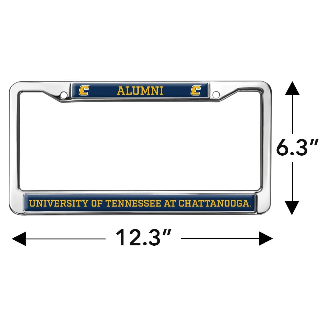 U of Tennessee - Chattanooga Alumni Full Size Standard License Plate Metal Frame