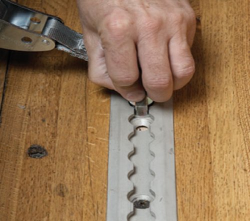 Steadymate 15522 Aluminum Surface Mount L Track Kit With Stud Fitting