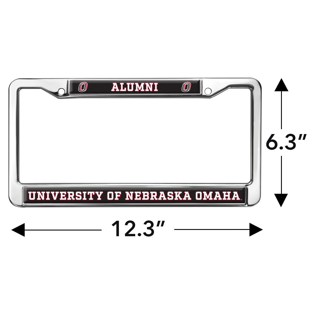 GRAPHICS & MORE Nebraska at Omaha License Plate Metal Frame, Full Size, One Size