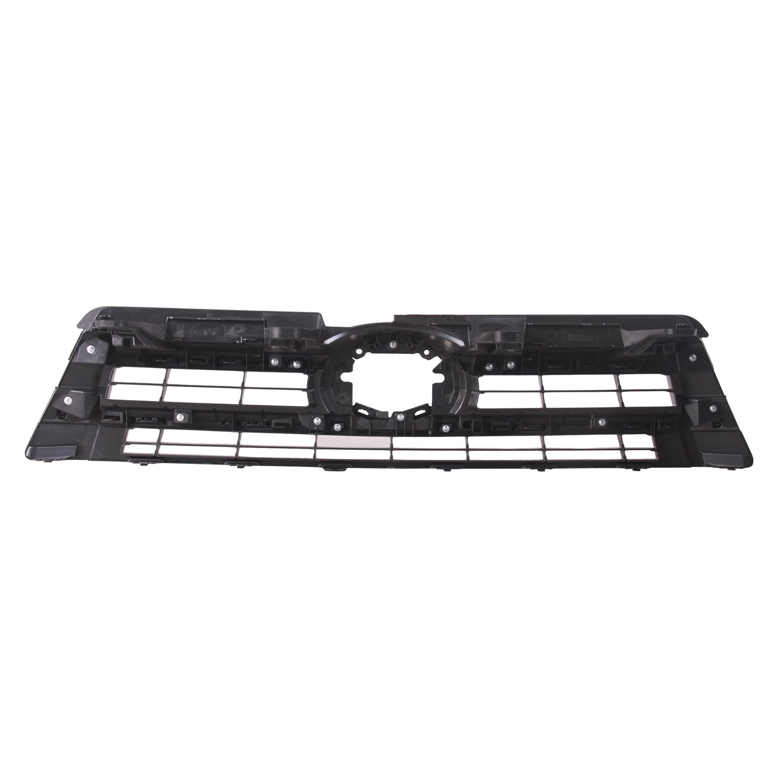 TYG (CAPA QUALITY) Front Grille Compatible with 2019 Toyota Highlander/Highlander Hybrid with Silver Molding, ABS OEM Replacemen