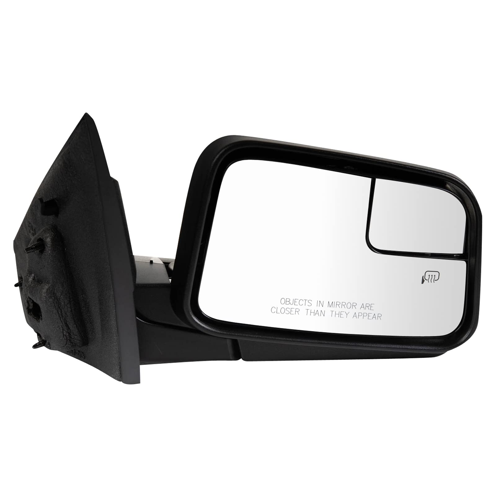Trq Right Mirror Without Housing Turn Signal With Spotter Mirror Passenger Side Compatible With 2011 Lincoln Mkx Fo1321469