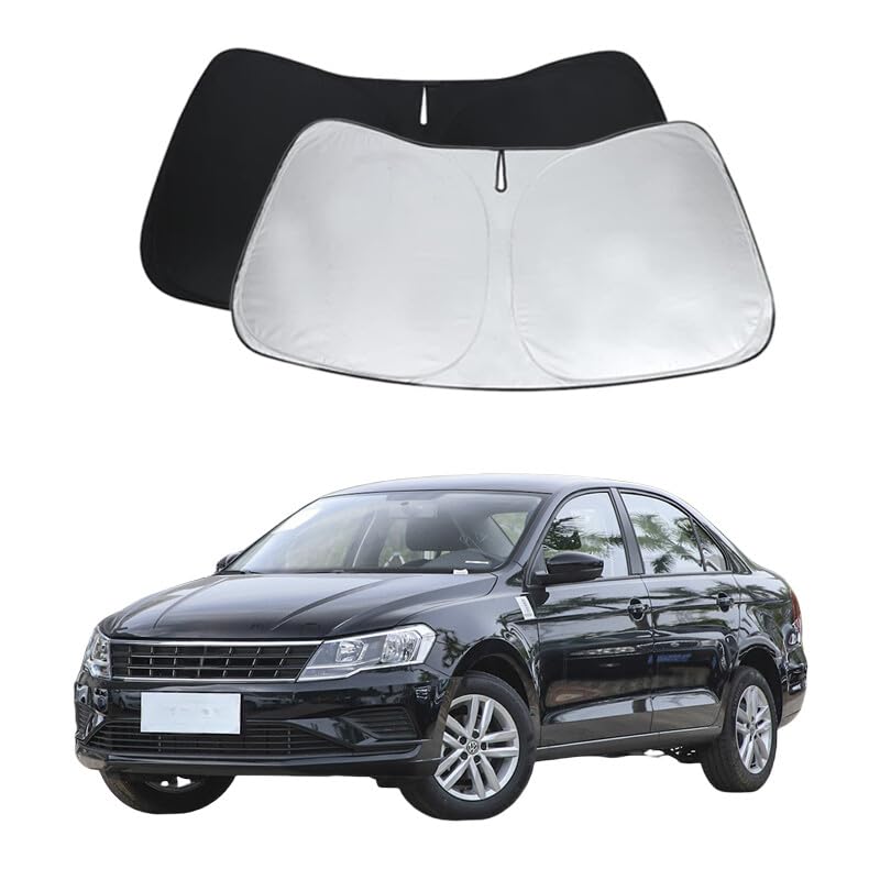 Je-TTA Custom Windshield Sun Shade for Je-TTA 2019 2020 2021 2022 2023 2024 2025 Front Window Sunshade Sun Visor 240T Shade Bloc