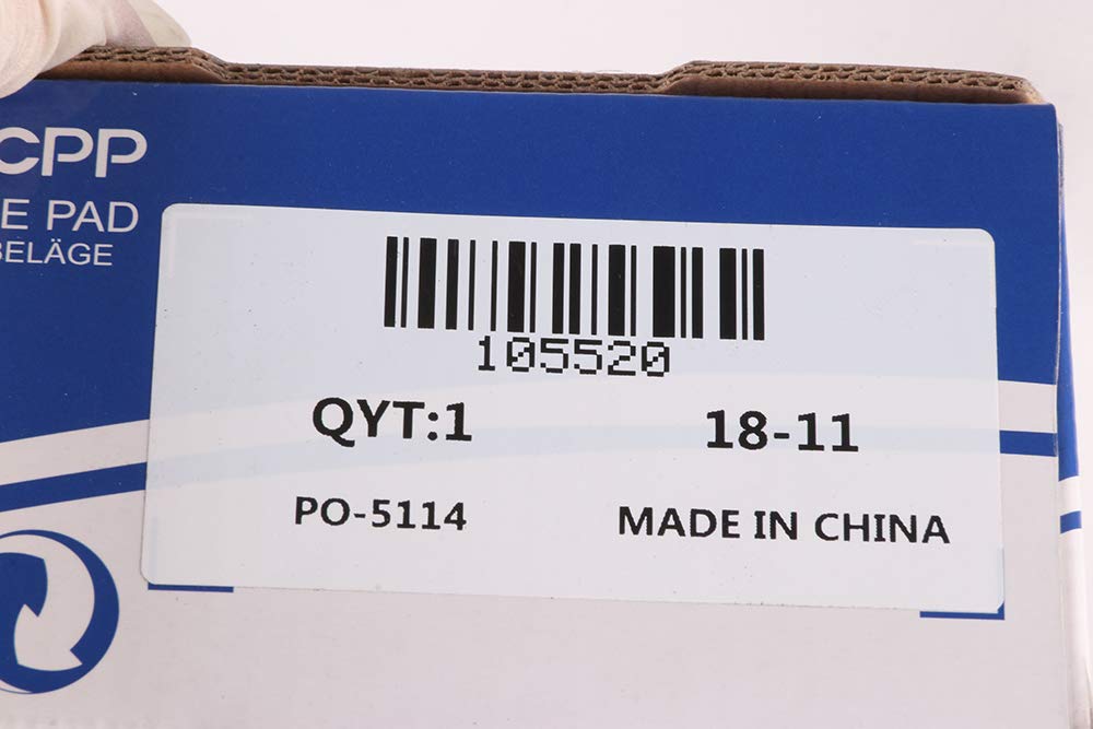 Cciyu D1071 Rear Ceramic Brake Pads Kits 4Pcs Fit For Ford Five Hundred,Freestyle,Taurus,Taurus X,05-08 Jaguar X-Type,05-07 For