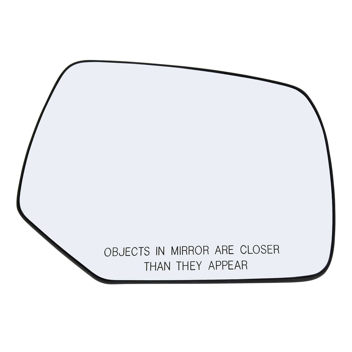 Passenger Side Mirror Glass Assembly With Plastic Backing Plate (Non-Heated) Compatible with 2008-2012 Ford Escape, 2008-2011 Ma