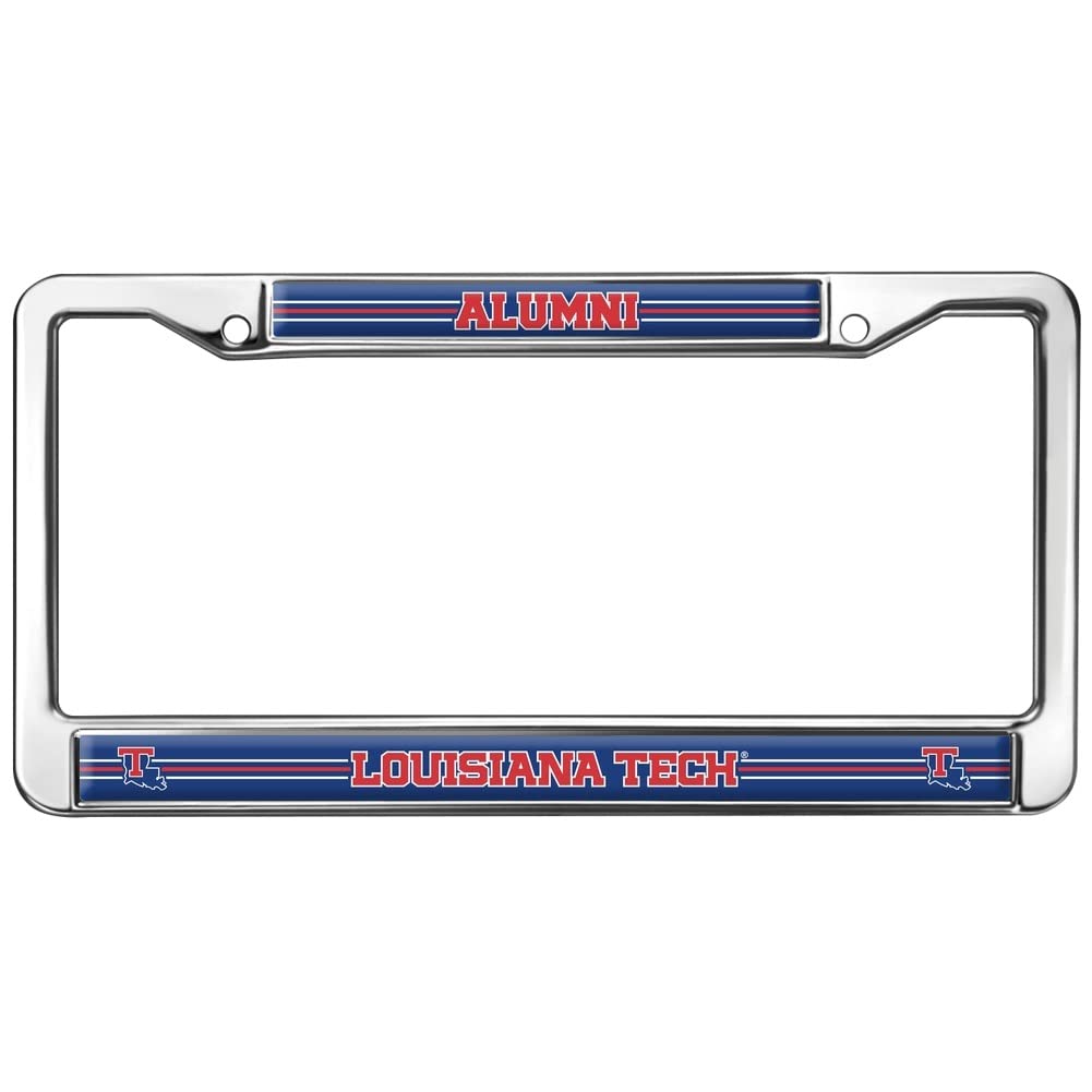 Louisiana Tech Alumni Logo Full Size Standard License Plate Metal Frame