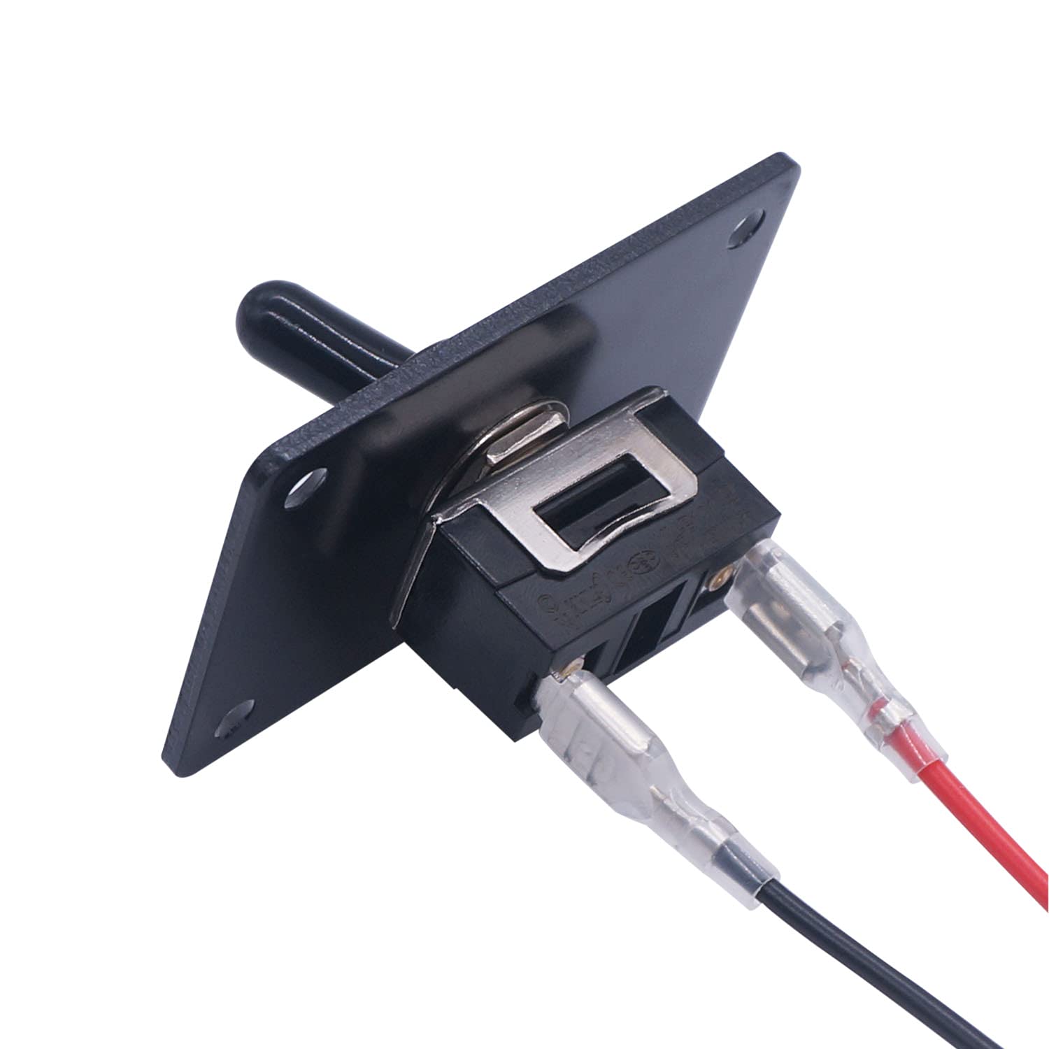 Weideer 12V Toggle Switch On/Off 16A 250V 2 Pin 2 Position Heavy Duty Toggle Switch With Mounting Plate Waterproof Cap And Wires