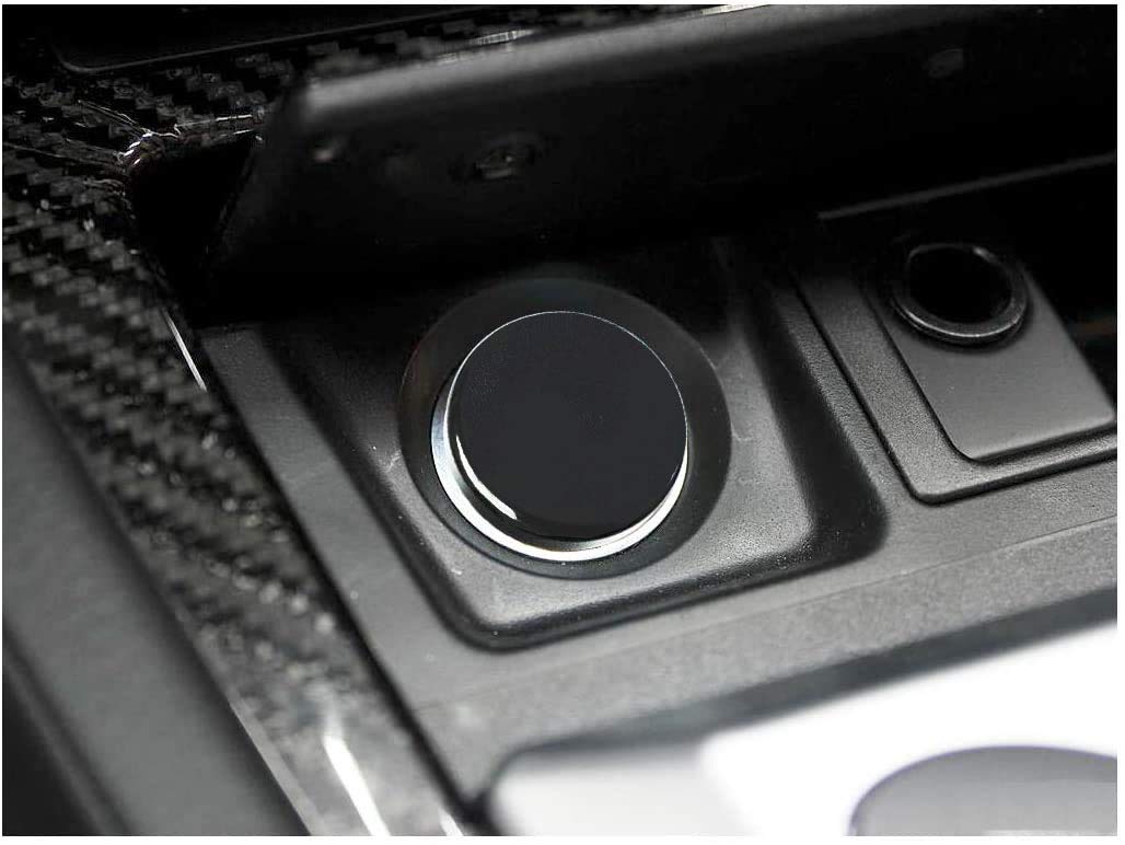 Aluminum Cigarette Lighter Socket Cover Cap. Universal Waterproof Dustproof Plug For Car Power Port Outlet(Black)