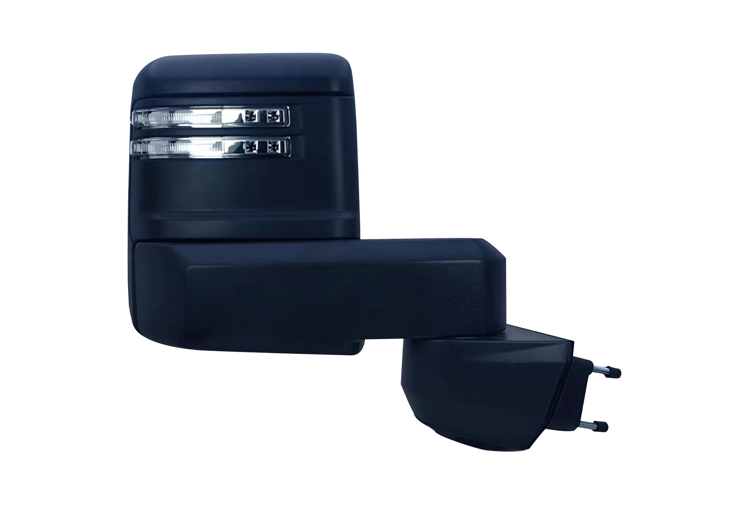 Passenger Right Side Door Towing Mirror Power and Heated with Signal Light and BLIS Black Back Cover For Chevrolet Silverado GMC