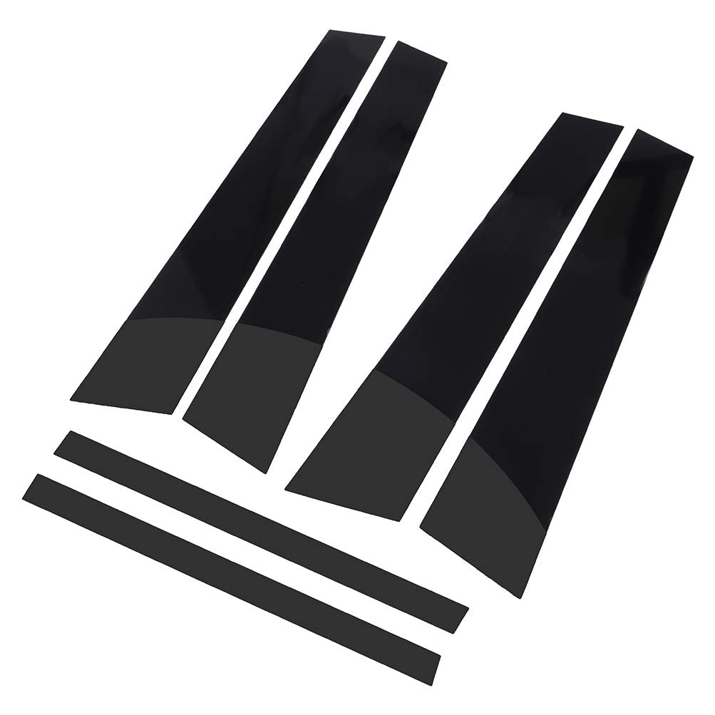 Cciyu Vehicle Window Pillar Post Trim Compatible For Bmw 323I/325I 2.5L,For Bmw 325I 325Xi 328I 328Xi 328I Xdrive 330I 330Xi 335D 335I 335Xi 335I Xdrive 3.0L Door Trim Piano Pillar Post 6Pcs