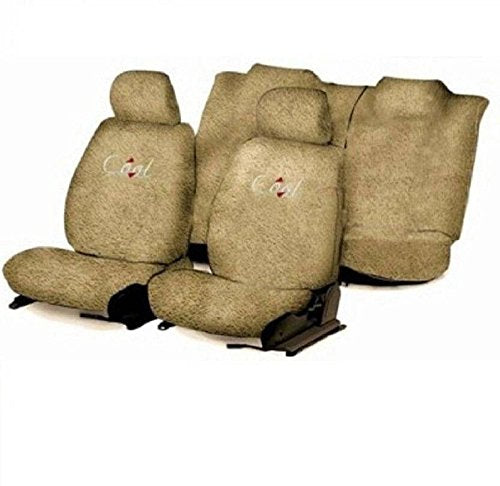 REXBURG Sweat Control (Beige) Towel Seat Cover for Tata Indica Vista