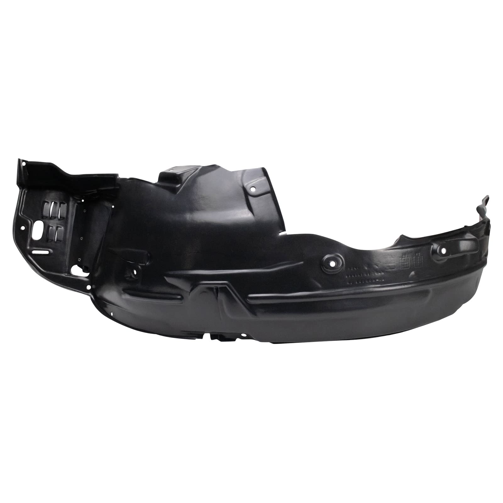 Trq Inner Fender Liner Set Compatible With 2010-2011 Honda Accord Crosstour 2012 Crosstour Ho1248146 Ho1249146