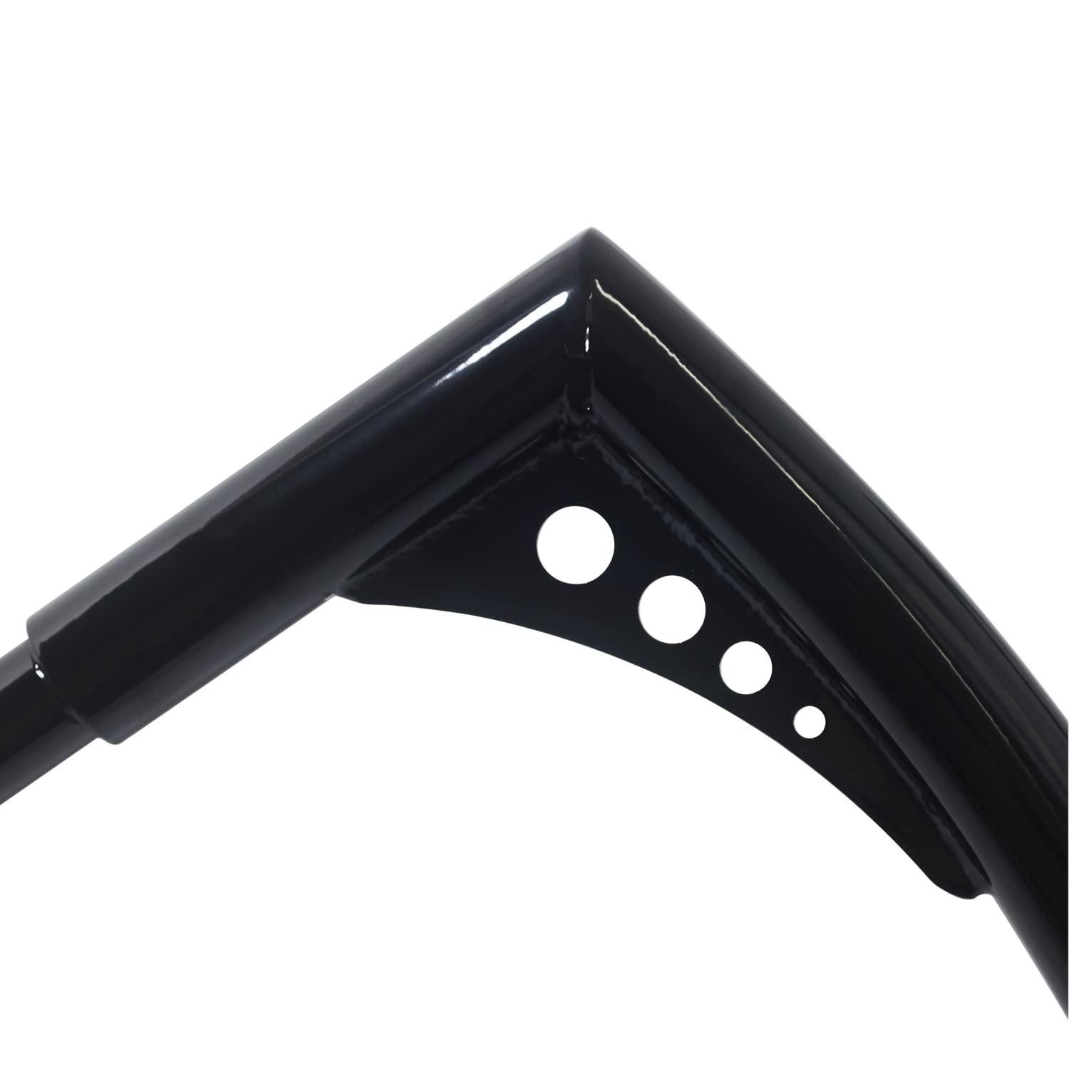 AIRCMT 10 Rise Batwing Ape Hangers 1-1/4 Handlebar for Harley Softail, FXST, Sportster XL 883/1200, Touring, Gloss