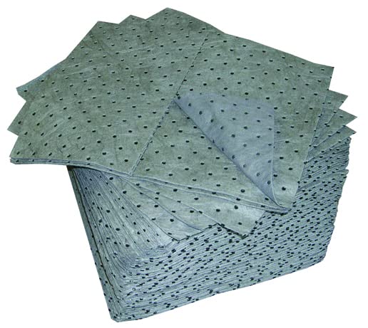 Oil-Dri L90902 15' W X 19' L Universal Heavy Weight Bonded Perforated Pads (100 Mats/Box)