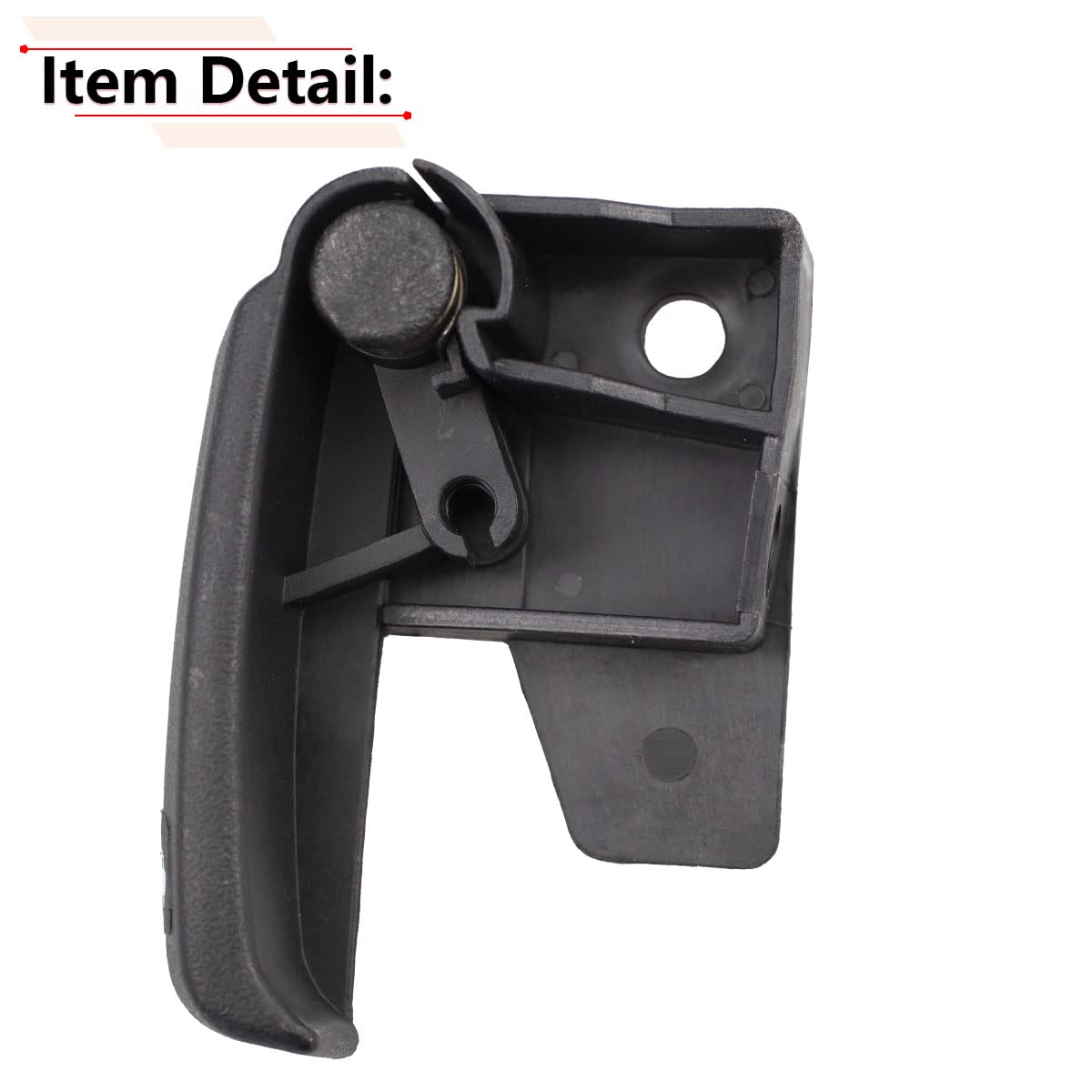 RLB-HILON Hood Release Handle Compatible with Chevy Silverado 1500 2500 3500 Suburban Tahoe GMC Sierra Yukon, for 15741109, Hood