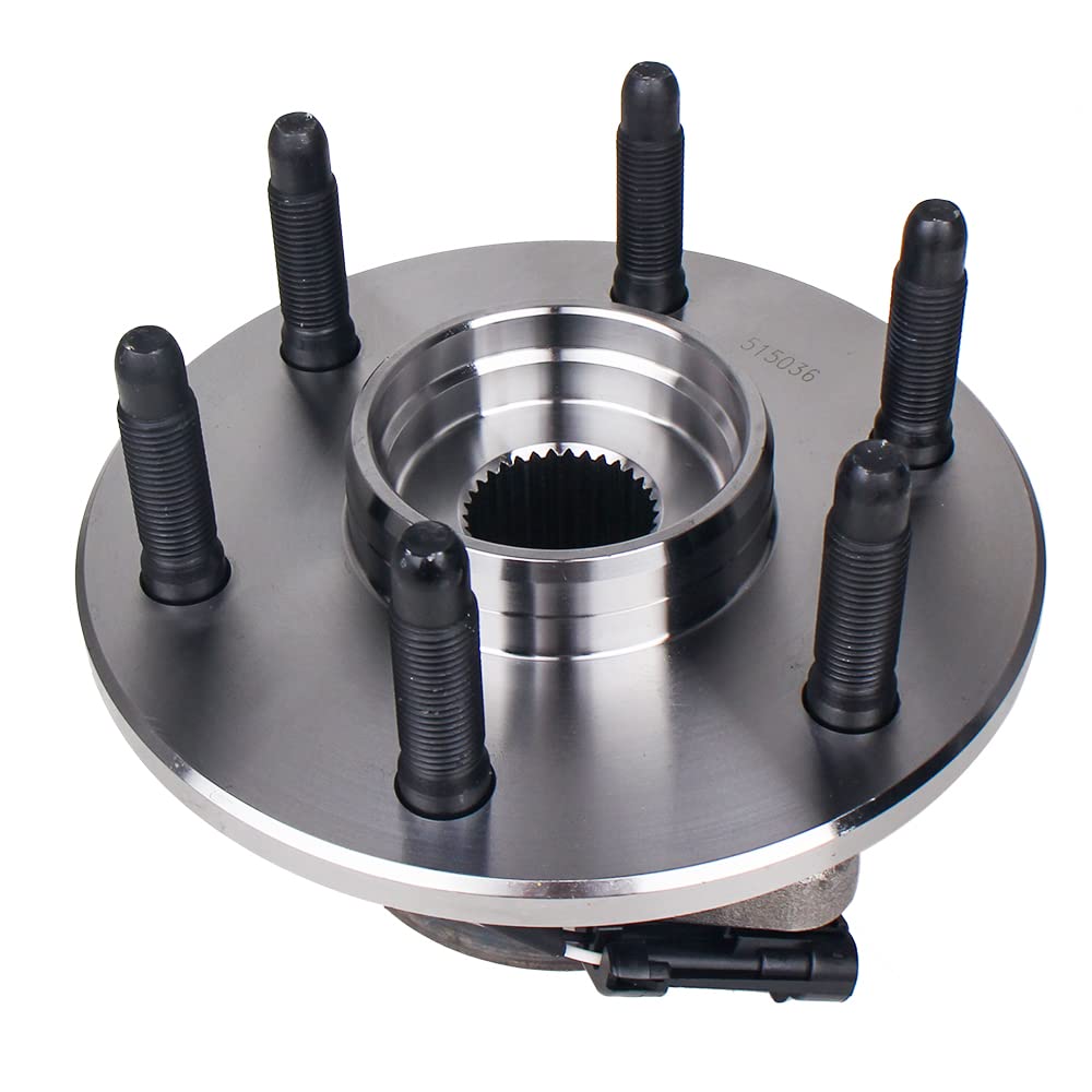 Parod 515036 4Wd/Awd Front Wheel Hub Bearing Assembly Compatible With Cadillac Escalade, Chevy Silverado, Avalanche 1500, Express, Tahoe, Suburban, Gmc Savana, Yukon, Sierra 6Lugs W/Abs