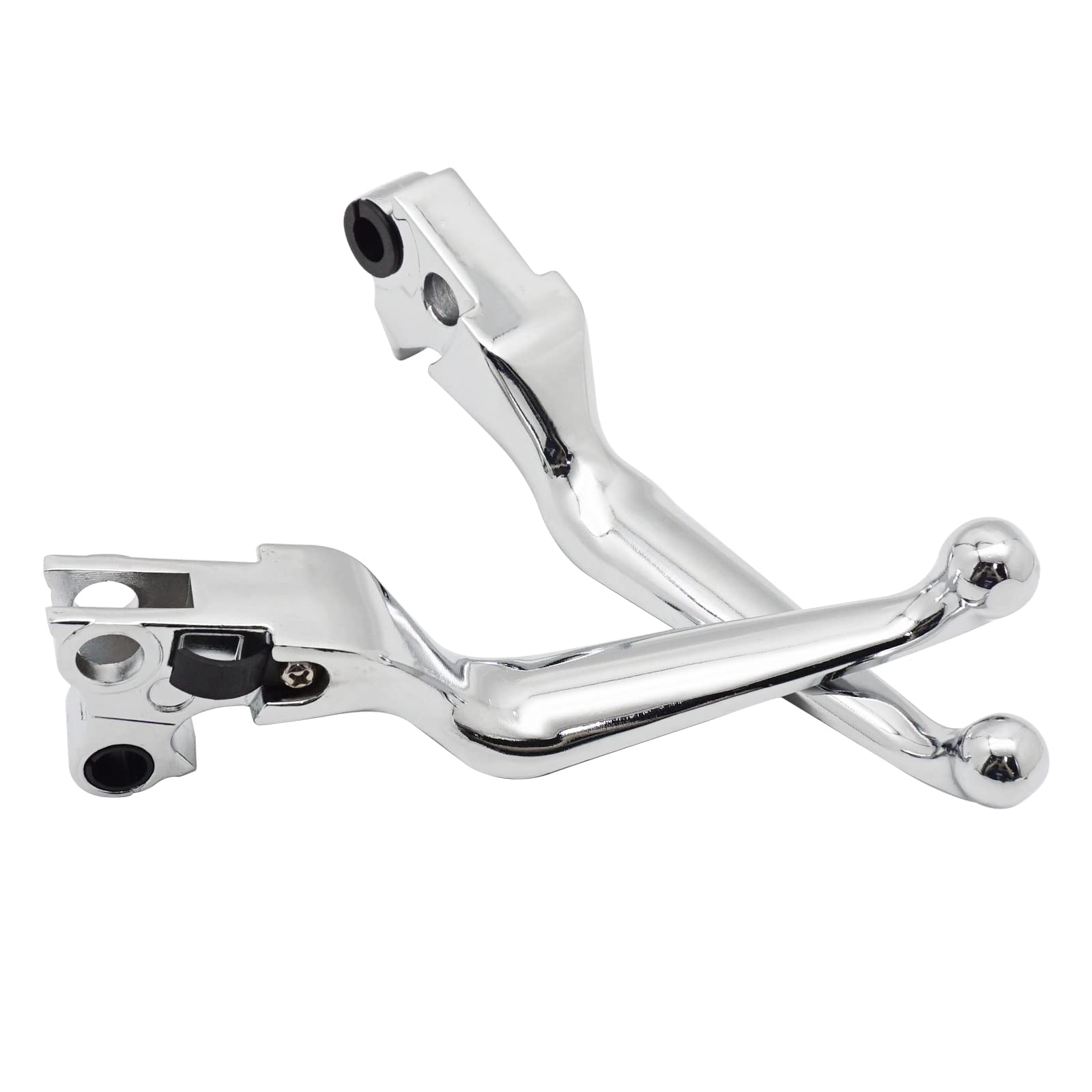 M Mati Black Brake Clutch Lever For Harley Davidson Sportster 883 1200 Softail Road King Dyna Electra Glide Street Bob Night Tra