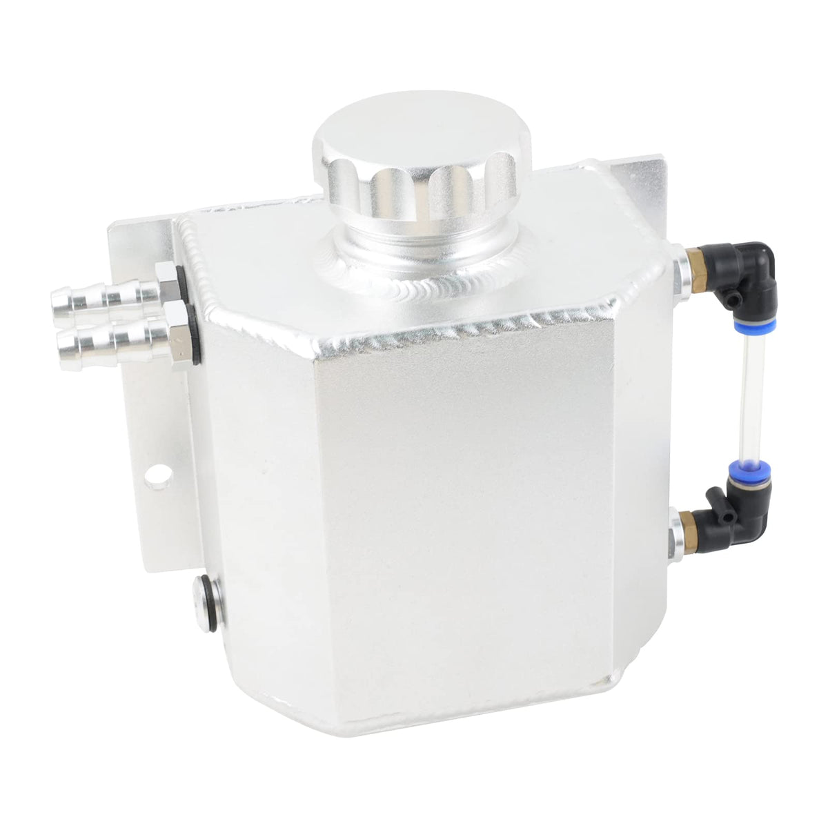 BAGARAATAN Universal 1L Coolant Radiator Tank,Coolant Overflow Tank radiator Overflow Tank,Expansion Tank Recovery Water Tank Re