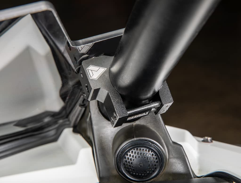 Superatv Assault Industries Scratch Resistant Half Windshield For 2020-2024 Polaris Rzr Pro Xp, Pro Xp 4, Made Of 1/4' Polycarbonate, Usa Made, Lightly Tinted, Xr Optic Hard Coating, Made For Battle