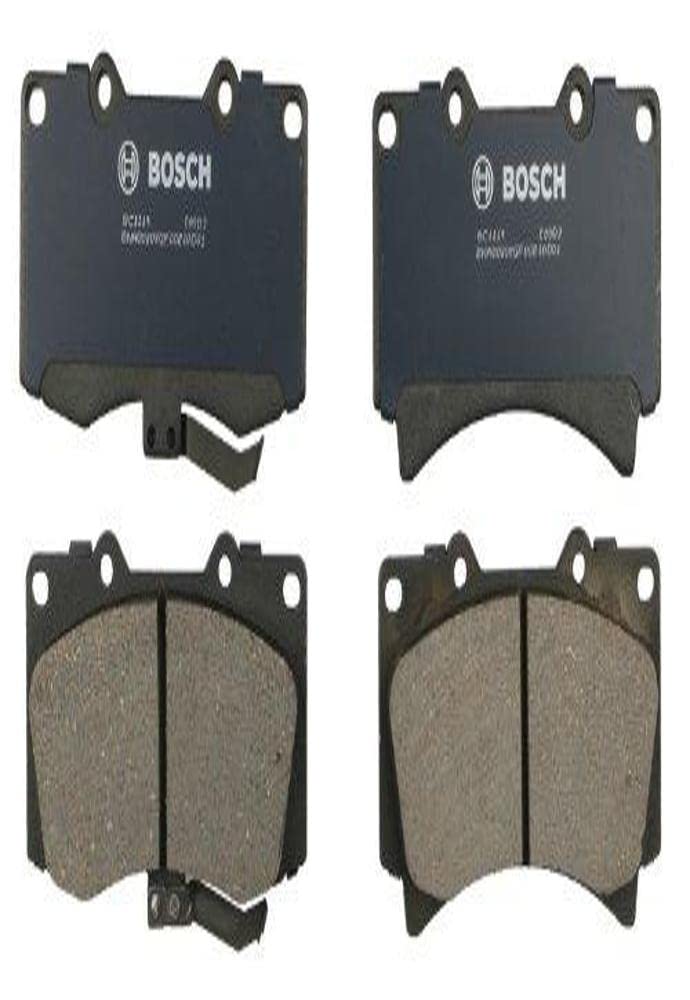 BOSCH BC1119 QuietCast Premium Ceramic Disc Brake Pad Set - Compatible with Select Hummer H3, H3T; FRONT