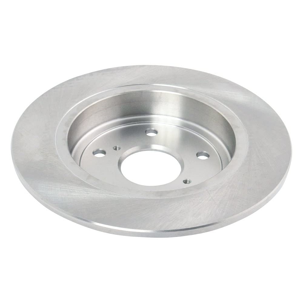 Trq Rear Brake Rotors Set Solid Compatible With 2007-2013 Suzuki Sx4