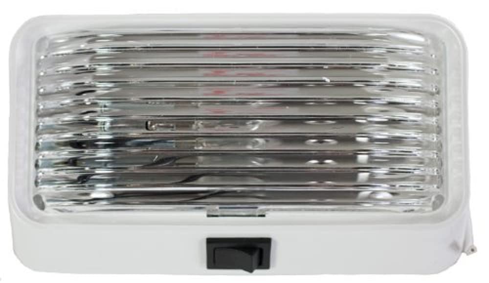 Arcon 20673 Bright White LED Porch Light with Clear Lens