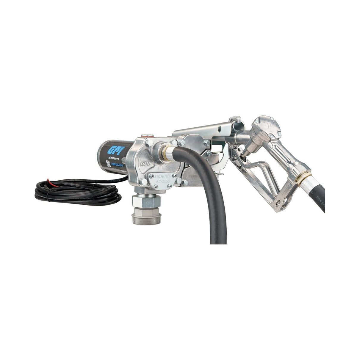 GPI - M-150 Series Fuel Transfer Pump, Manual Shut-Off Unleaded Nozzle, 15 GPM, 12 Volt (110000-99)