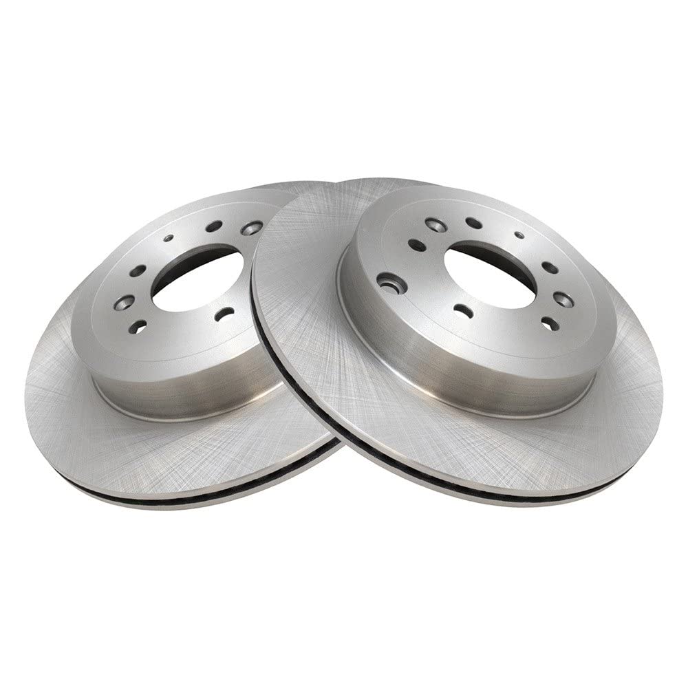 Trq Rear Brake Rotors Set Vented Compatible With 2007-2015 Mazda Cx-9