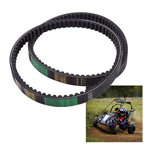 Go Kart Drive Belt, Pack Of 2 Rubber Engine Drive Belt Clutch Belt Replacement Fit For Hammerhead 80T And Trailmaster Mid Xrx Go