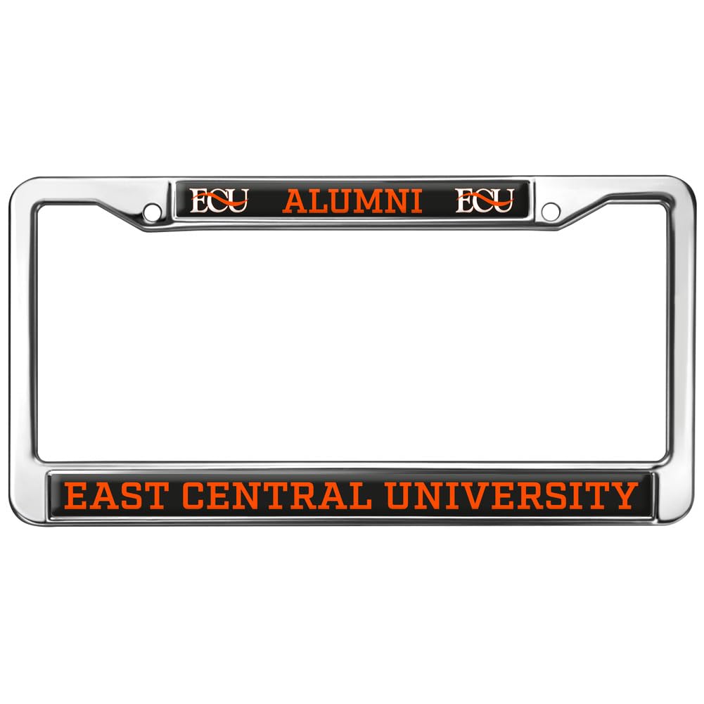 East Central University Alumni Full Size Standard License Plate Metal Frame