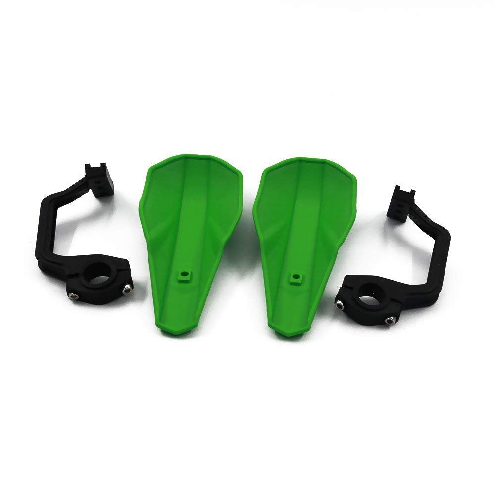 AnXin Green Motorcycle Handguards for 7/8 & 1 1/8 Handlebar - Universal Fit for KLX, KX Dirt Pit Bikes & ATVs