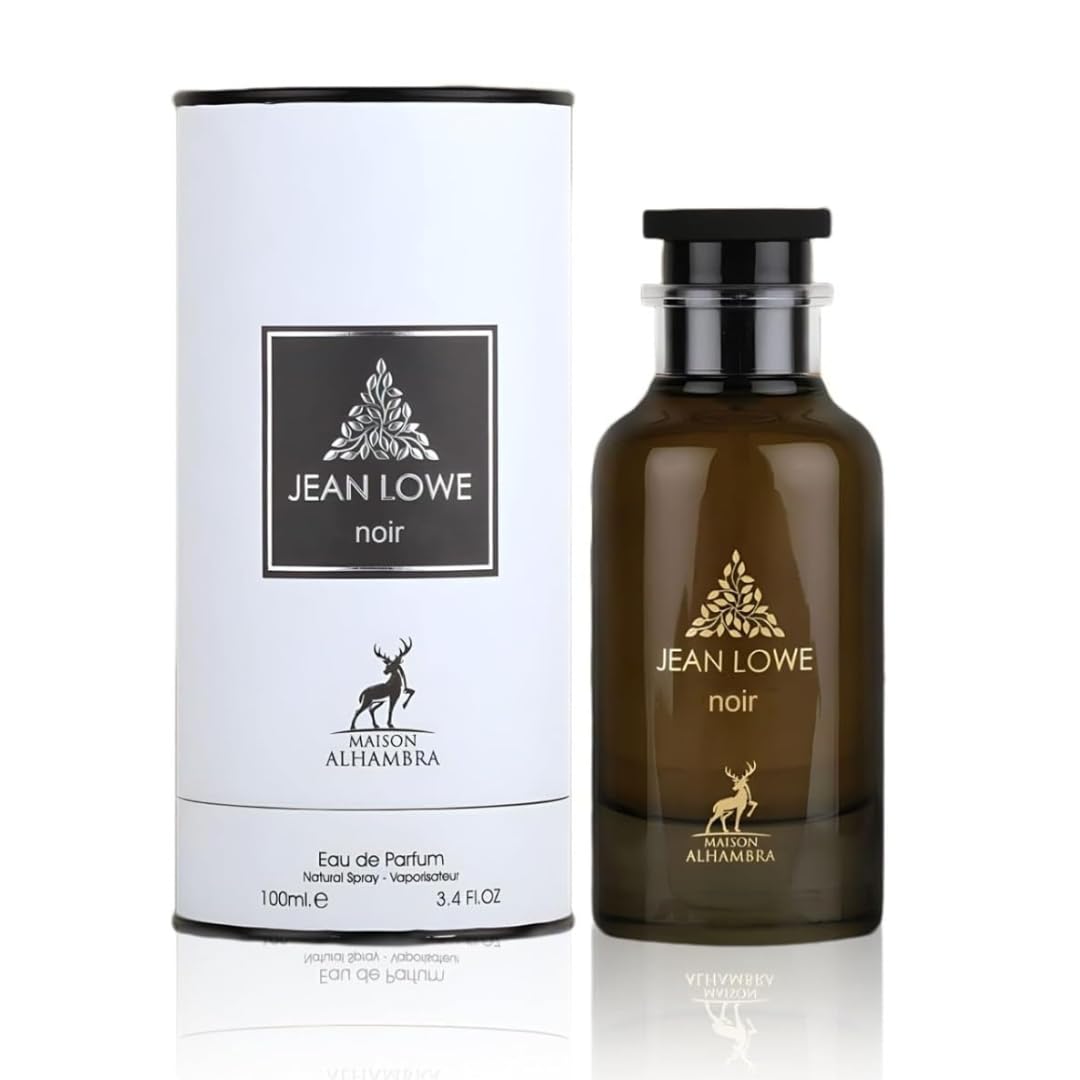 Lattafa Maison Alhambra JEAN LOWE NOIR EDP Spray 100ML (3.4 OZ)  Rich and Alluring Scents for Men & Women.-New