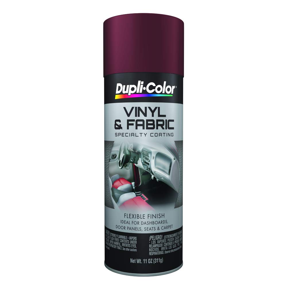 Dupli-Color Hvp110-6 Pk Vinyl And Fabric Coating Spray Paint - Burgundy - 11 Oz Aerosol Can Pack Of 6