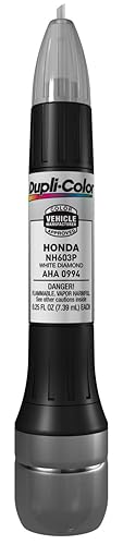 Dupli-Color Aha0994 Scratch Fix All-In-1 Exact-Match Automotive Touch-Up Paint – Honda White Diamond – 0.25 Oz. Paint Pen