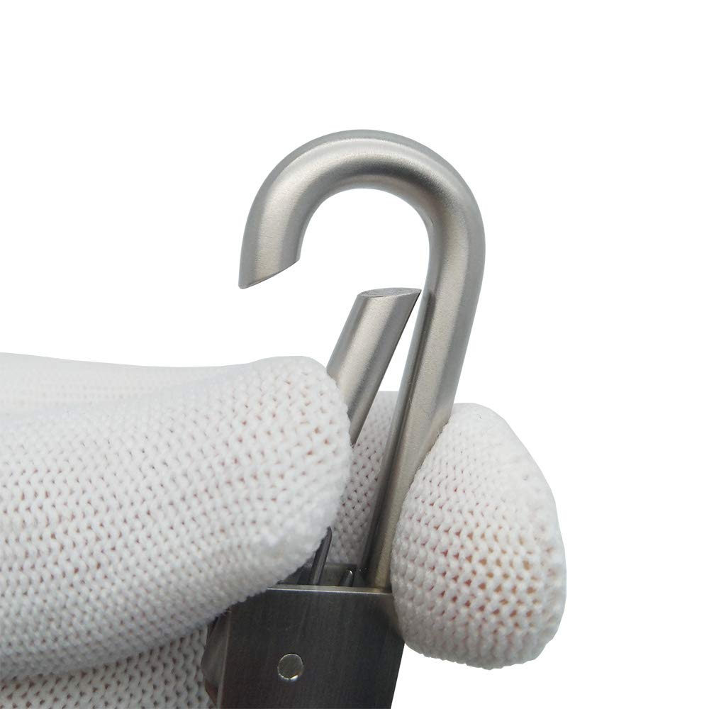 Laben Stainless Steel Key Chain Heavy Duty Car Key Clip With Belt Hook