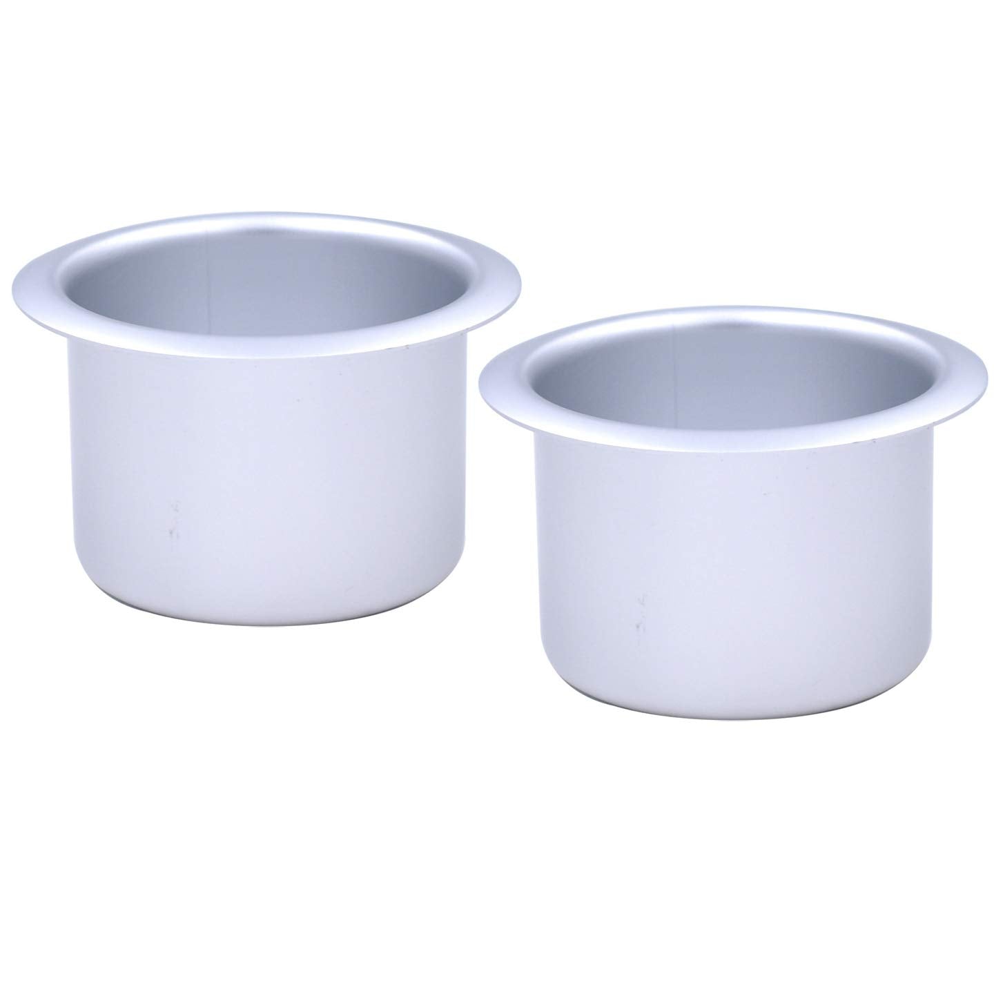 2Pcs Metal Sofa Recliner-Handles Cup Holder Insert Replacement Drink Can Holder For Sofa Boat Rv Couch Car Truck Poker Table, Si