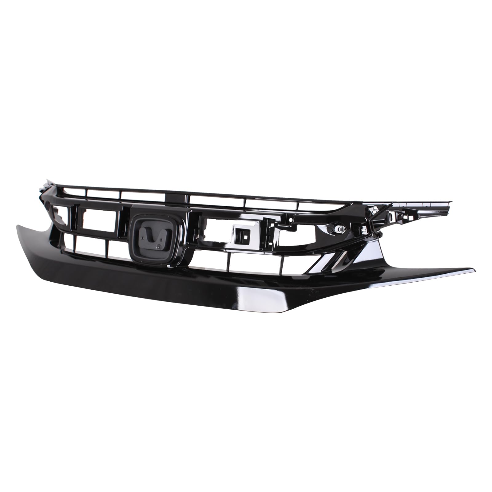 TYG (CAPA QUALITY) Front Grille Compatible with 2019-2021 Honda Civic Sport Model, Coupe/Sedan, ABS OEM Replacement Bumper Grill