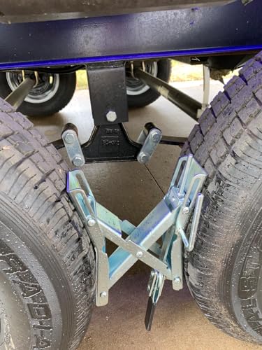 Maxxhaul Towing Products 70074 Tandem Wheel Chock/Lock (Pair)